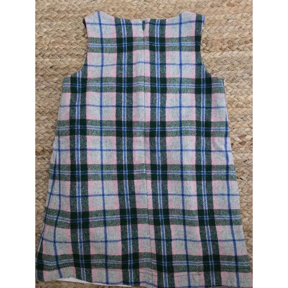 Mini Boden Casual Sleeveless Dress Plaid PinnieDog For Girls 3-4 Years Old - Picture 6 of 6